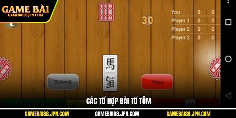 Các tổ hợp bài Tổ Tôm
