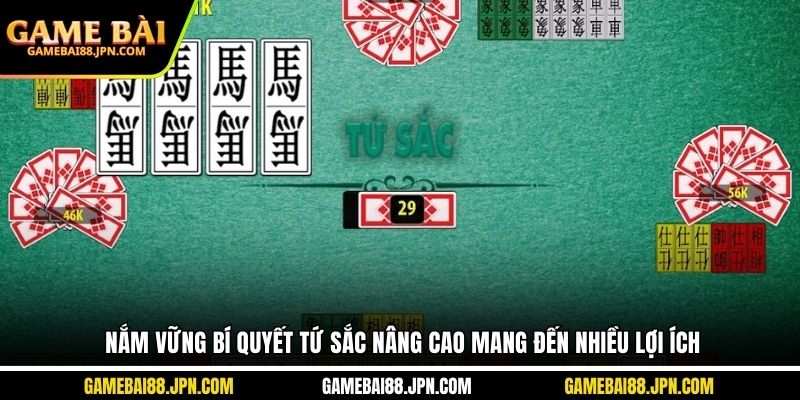 Nắm vững bí quyết tứ sắc nâng cao mang đến nhiều lợi ích