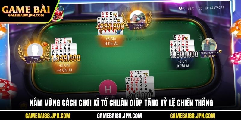 Nắm vững cách chơi xì tố chuẩn giúp tăng tỷ lệ chiến thắng&nbsp;